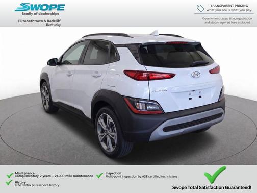 Lunar White 2023 Hyundai KONA SEL