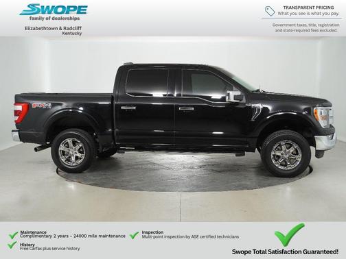 AGATE BLACK METALLIC 2023 Ford F-150 Lariat