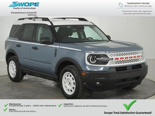 AZURE GRAY METALLIC TRI-COAT 2026 Ford Bronco Sport Heritage