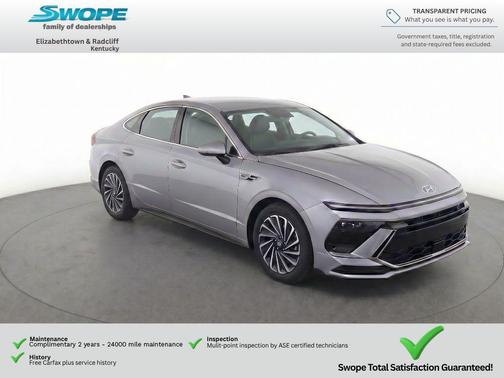 Aero Silver 2024 Hyundai SONATA Hybrid SE