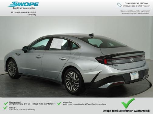 Aero Silver 2024 Hyundai SONATA Hybrid SE