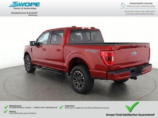 RAPID RED MET TINTED CC 2022 Ford F-150 XLT