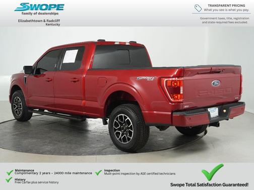 RAPID RED MET TINTED CC 2022 Ford F-150 XLT