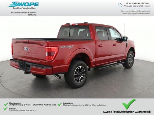 RAPID RED MET TINTED CC 2022 Ford F-150 XLT