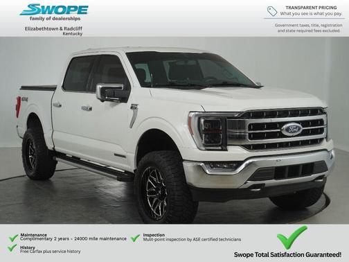 STAR WHITE METALLIC TRICOAT 2021 Ford F-150 Lariat