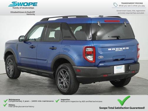 ATLAS BLUE METALLIC 2024 Ford Bronco Sport Big Bend