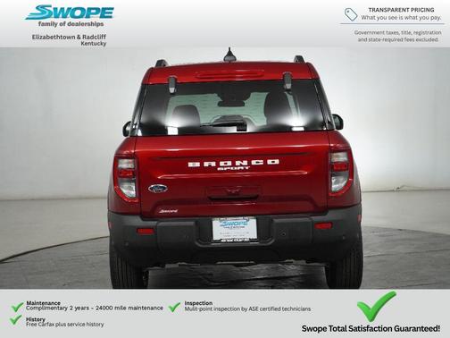 RUBY RED METALLIC TC 2025 Ford Bronco Sport Big Bend
