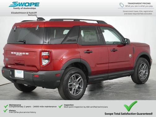 RUBY RED METALLIC TC 2025 Ford Bronco Sport Big Bend