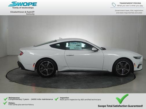 OXFORD WHITE 2025 Ford Mustang EcoBoost