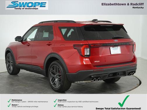 Rapid Red Metallic Tinted Clearcoat 2026 Ford Explorer ST
