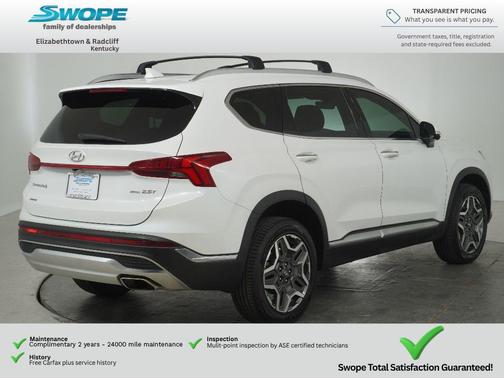 Quartz White 2022 Hyundai SANTA FE Limited