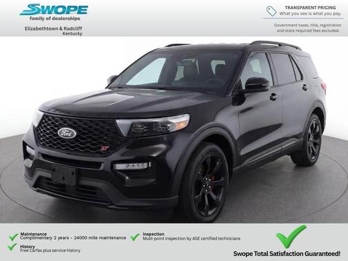 AGATE BLACK METALLIC 2023 Ford Explorer ST