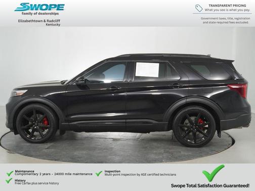 AGATE BLACK METALLIC 2023 Ford Explorer ST