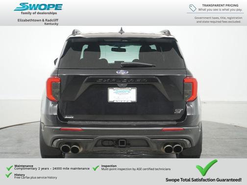 AGATE BLACK METALLIC 2023 Ford Explorer ST