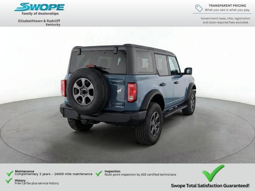 AZURE GRAY MET TRI-COAT 2025 Ford Bronco Big Bend