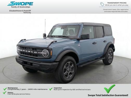 AZURE GRAY MET TRI-COAT 2025 Ford Bronco Big Bend
