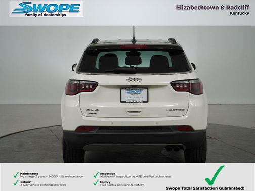 White Clearcoat 2017 Jeep New Compass Limited