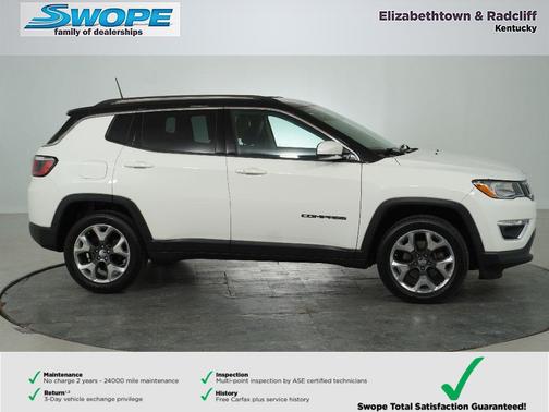 White Clearcoat 2017 Jeep New Compass Limited
