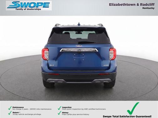 ATLAS BLUE METALLIC 2022 Ford Explorer XLT