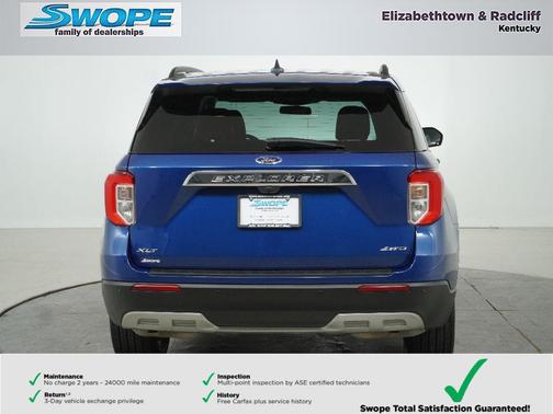 ATLAS BLUE METALLIC 2022 Ford Explorer XLT