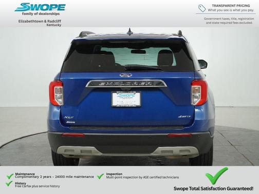 ATLAS BLUE METALLIC 2022 Ford Explorer XLT