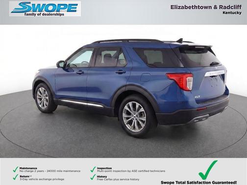 ATLAS BLUE METALLIC 2022 Ford Explorer XLT