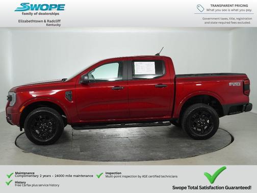 RUBY RED MET TNTD CLEARCOAT 2025 Ford Ranger XLT