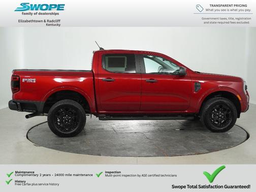 RUBY RED MET TNTD CLEARCOAT 2025 Ford Ranger XLT