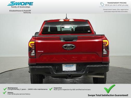 RUBY RED MET TNTD CLEARCOAT 2025 Ford Ranger XLT
