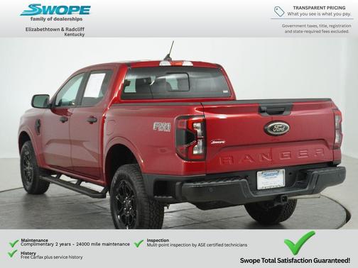 RUBY RED MET TNTD CLEARCOAT 2025 Ford Ranger XLT