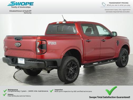 RUBY RED MET TNTD CLEARCOAT 2025 Ford Ranger XLT