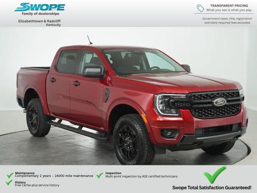 RUBY RED MET TNTD CLEARCOAT 2025 Ford Ranger XLT