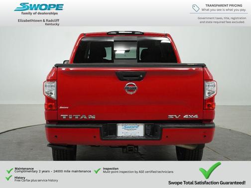 Red Alert 2021 Nissan Titan SV