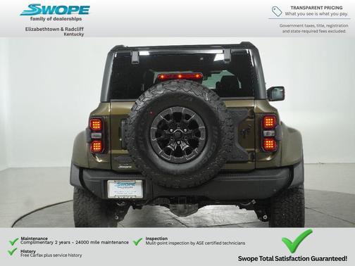SHELTER GREEN METALLIC 2026 Ford Bronco Raptor