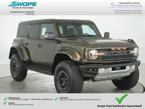 SHELTER GREEN METALLIC 2026 Ford Bronco Raptor