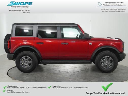 RUBY RED MET TNTD CLEARCOAT 2025 Ford Bronco Big Bend