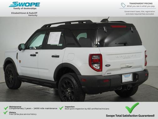 OXFORD WHITE 2025 Ford Bronco Sport Badlands