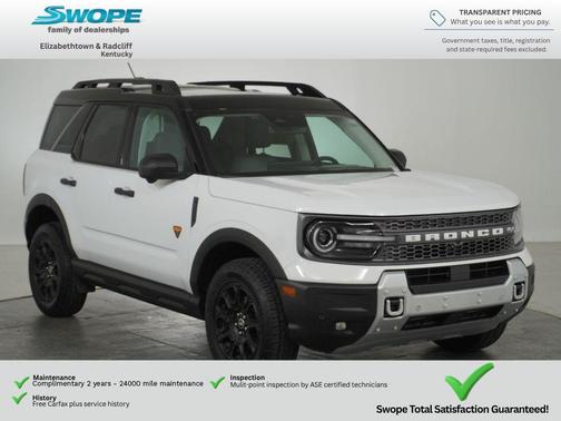 OXFORD WHITE 2025 Ford Bronco Sport Badlands