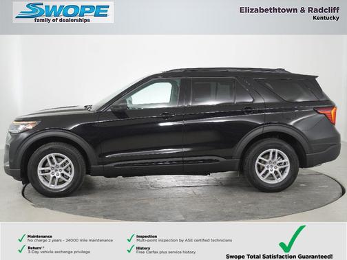 AGATE BLACK METALLIC 2026 Ford Explorer Active w/200A Pkg