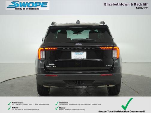 AGATE BLACK METALLIC 2026 Ford Explorer Active w/200A Pkg