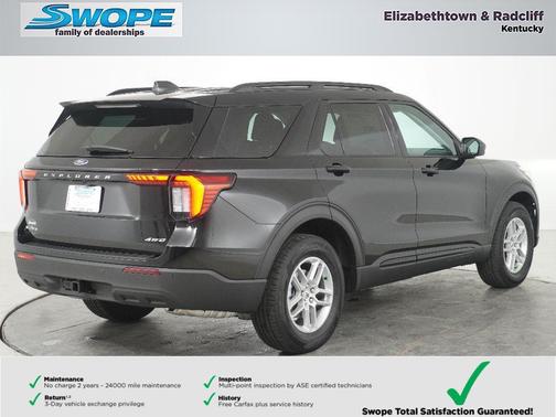 AGATE BLACK METALLIC 2026 Ford Explorer Active w/200A Pkg