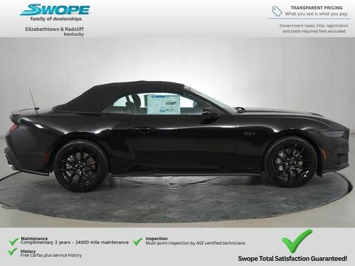 SHADOW BLACK 2025 Ford Mustang GT Premium
