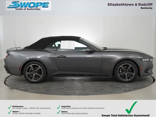 CARBONIZED GRAY METALLIC 2025 Ford Mustang EcoBoost Premium