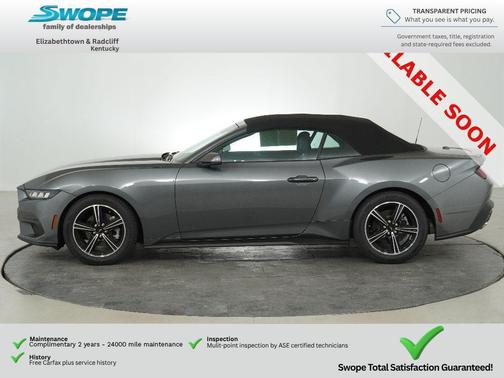 CARBONIZED GRAY METALLIC 2025 Ford Mustang EcoBoost Premium