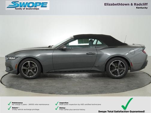 CARBONIZED GRAY METALLIC 2025 Ford Mustang EcoBoost Premium