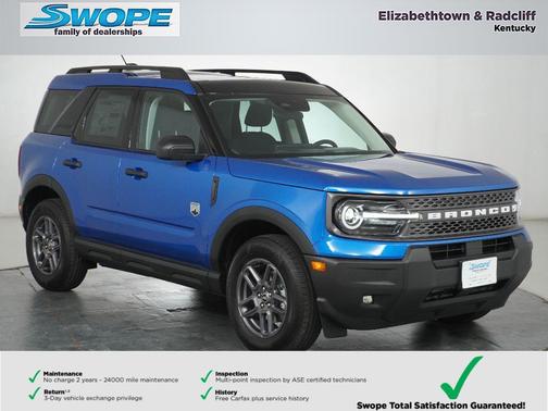 VELOCITY BLUE METALLIC 2025 Ford Bronco Sport Big Bend