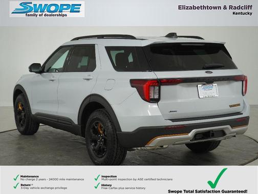 Space White Metallic 2026 Ford Explorer Tremor