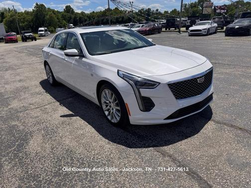 Crystal White Tricoat 2019 Cadillac CT6 3.6L Luxury