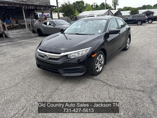 Modern Steel Metallic 2018 Honda Civic LX