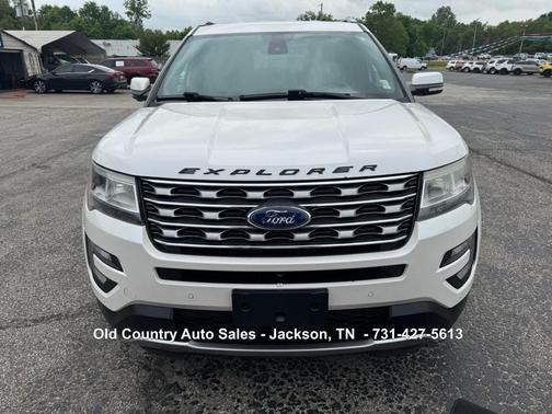 White Platinum Metallic Tri-Coat 2017 Ford Explorer Limited